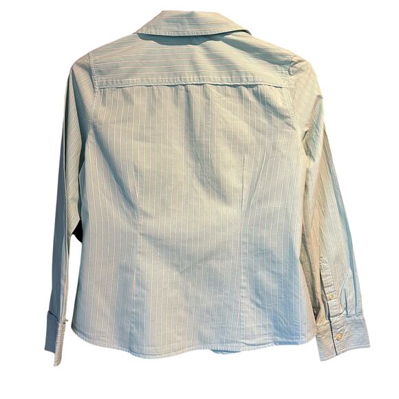 Bass & Co Size Medium Ladies Blouse Office Work Professional Masc - Picture 2 of 7